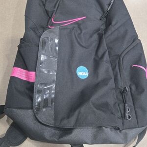 Nike Black and Pink Backpack